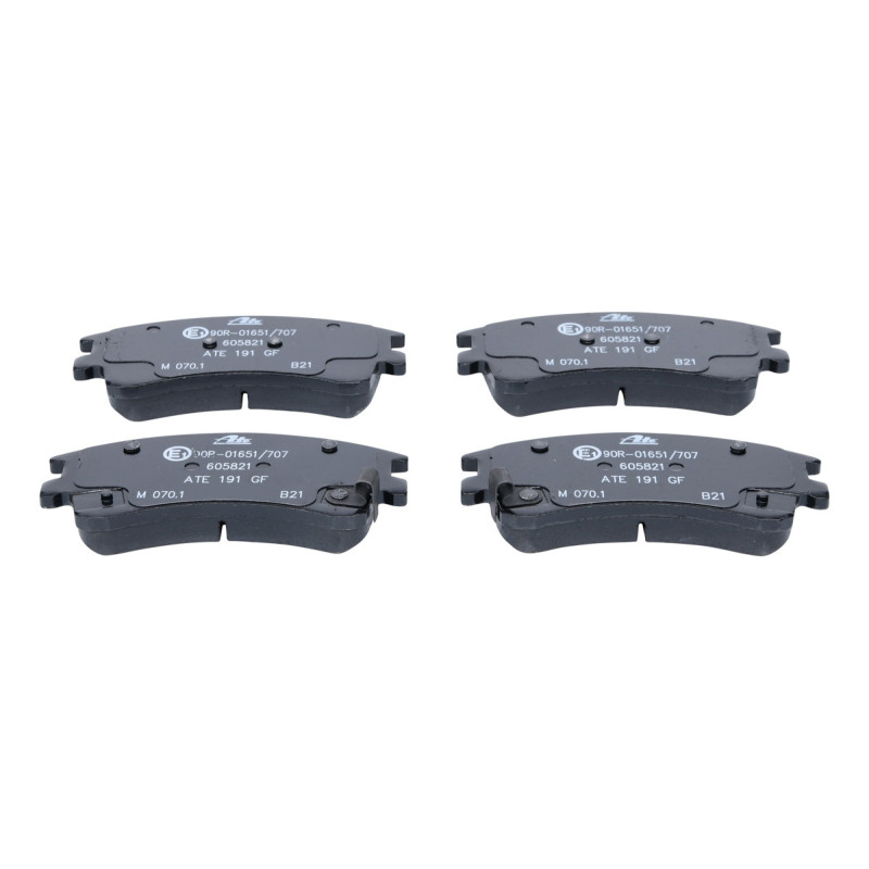 Jeu de quatre plaquettes de frein à disque ATE