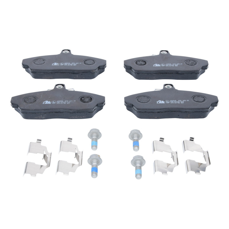 Jeu de quatre plaquettes de frein à disque ATE