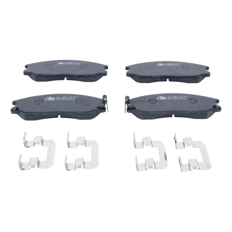 Jeu de quatre plaquettes de frein à disque ATE