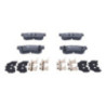 Jeu de quatre plaquettes de frein à disque ATE