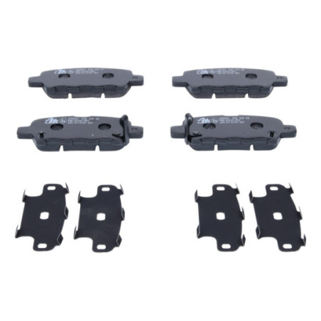 Jeu de quatre plaquettes de frein à disque ATE