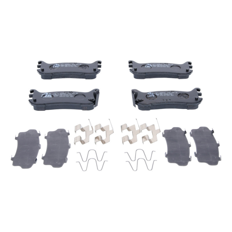 Jeu de quatre plaquettes de frein à disque ATE