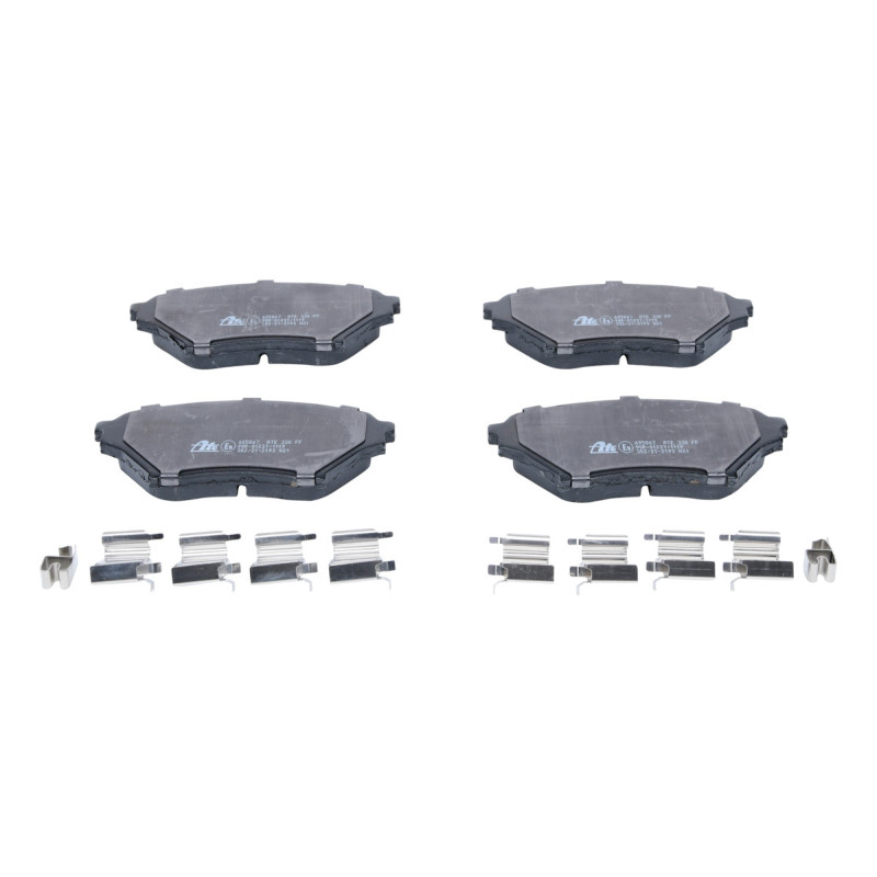 Jeu de quatre plaquettes de frein à disque ATE