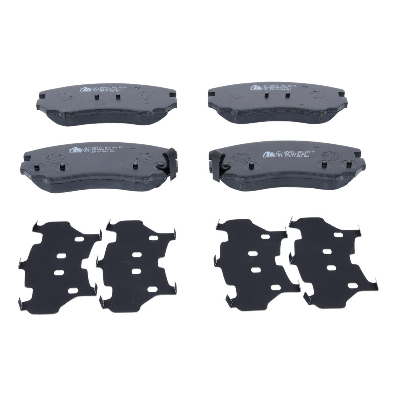 Jeu de quatre plaquettes de frein à disque ATE