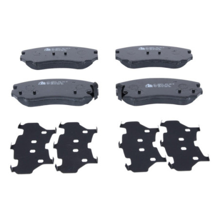 Jeu de quatre plaquettes de frein à disque ATE