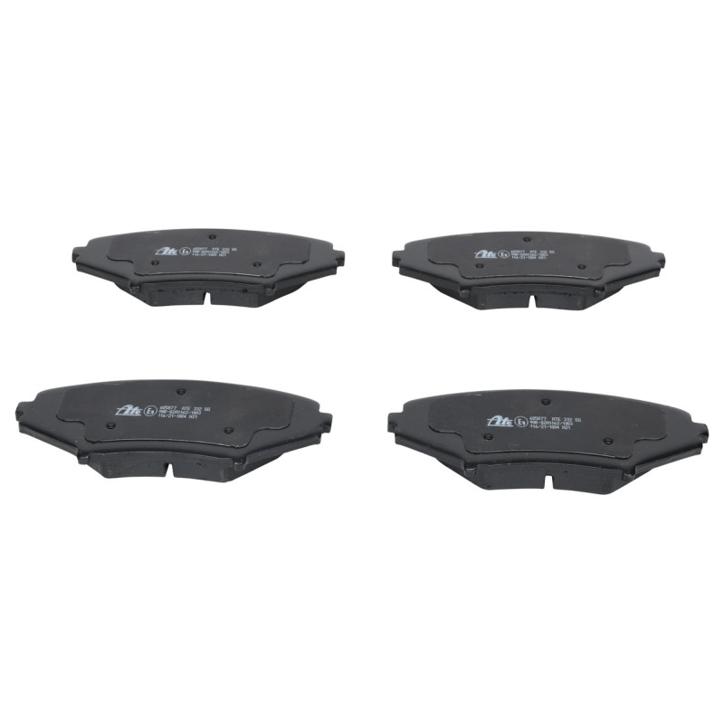Jeu de quatre plaquettes de frein à disque ATE