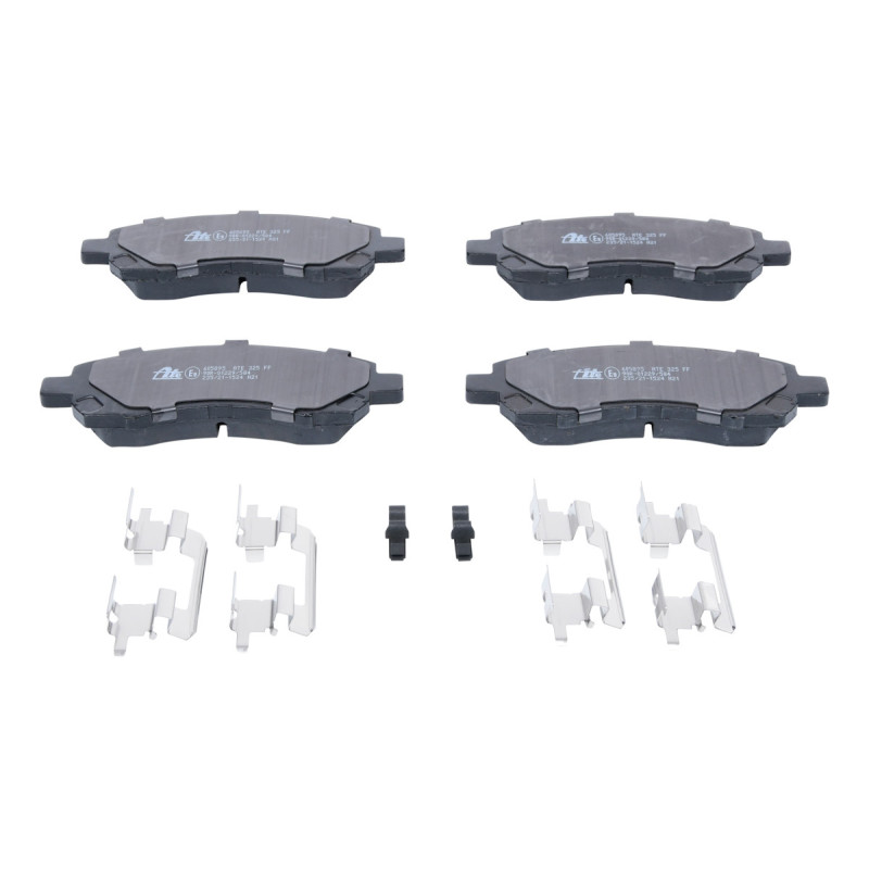 Jeu de quatre plaquettes de frein à disque ATE