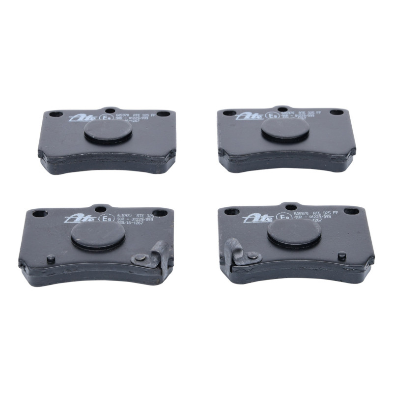 Jeu de quatre plaquettes de frein à disque ATE