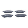 Jeu de quatre plaquettes de frein à disque ATE