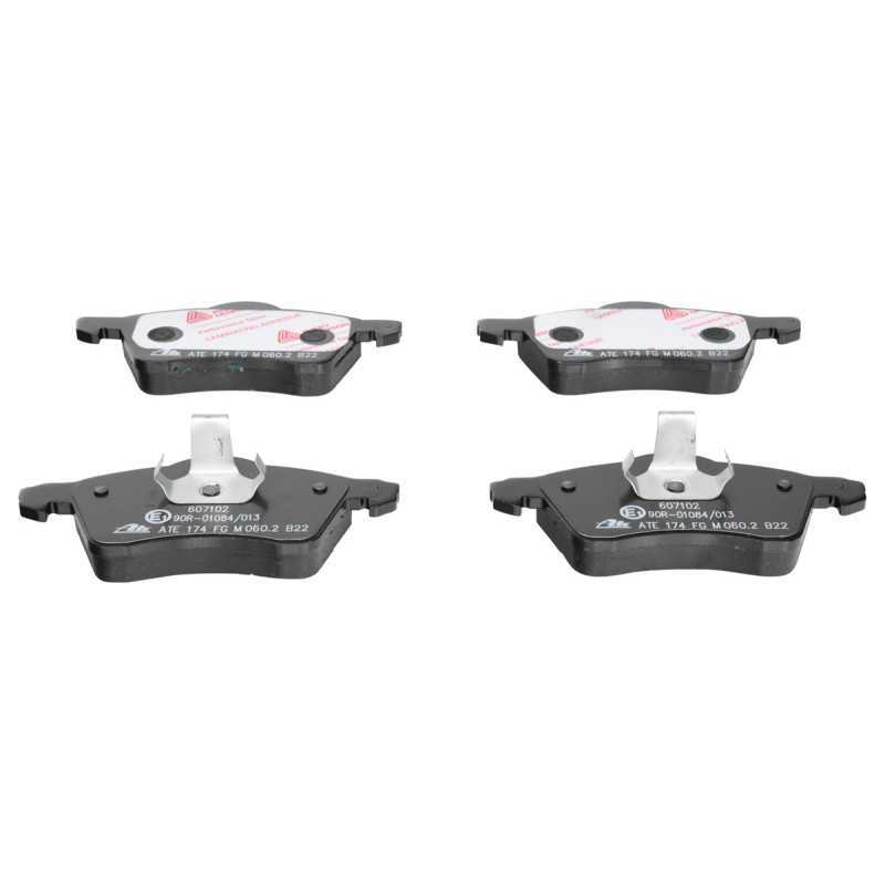 Jeu de quatre plaquettes de frein à disque ATE