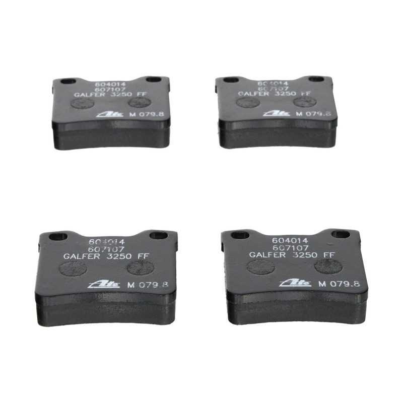 Jeu de quatre plaquettes de frein à disque ATE