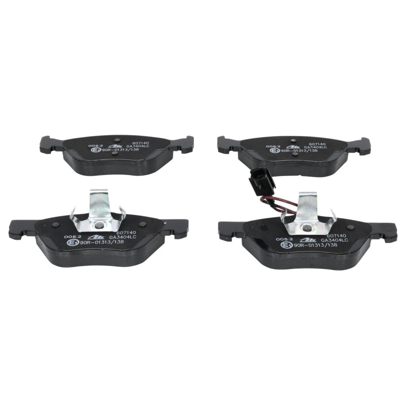 Jeu de quatre plaquettes de frein à disque ATE