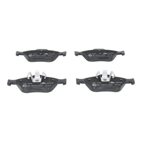 Jeu de quatre plaquettes de frein à disque ATE