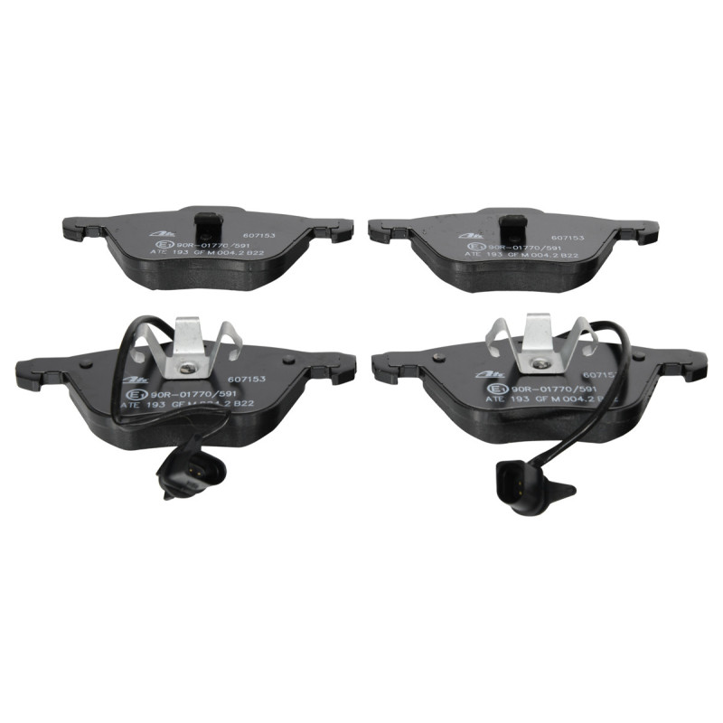 Jeu de quatre plaquettes de frein à disque ATE