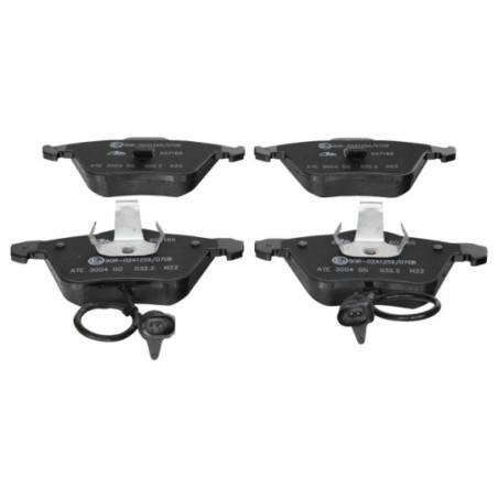 Jeu de quatre plaquettes de frein à disque ATE
