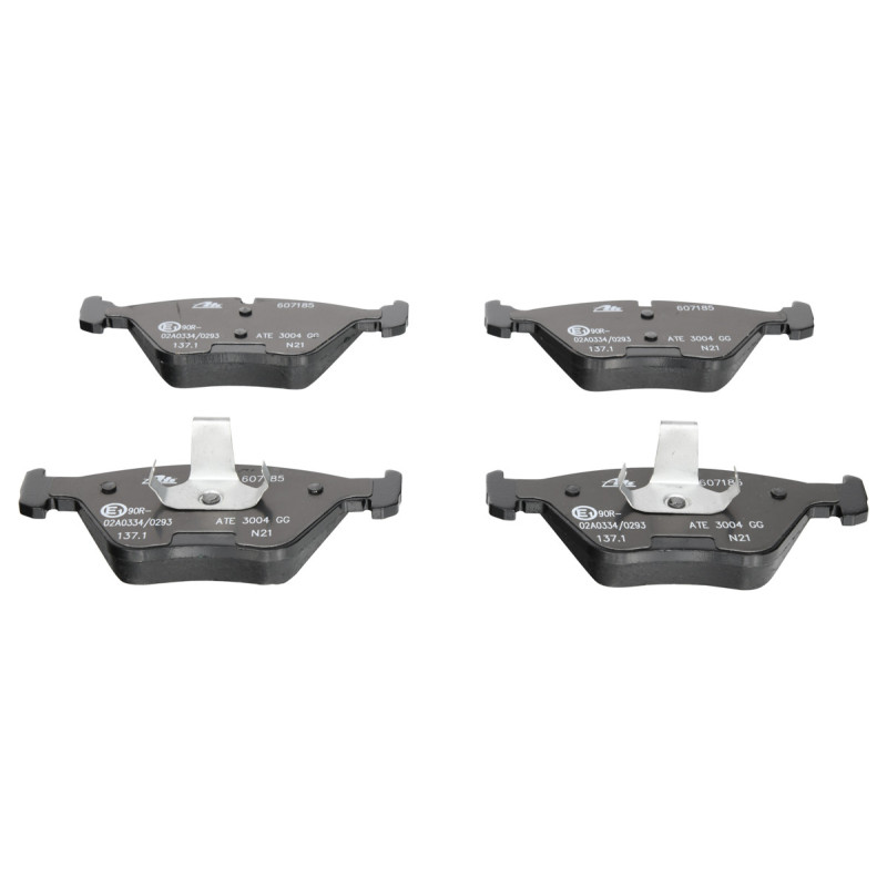 Jeu de quatre plaquettes de frein à disque ATE