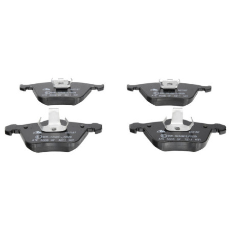 Jeu de quatre plaquettes de frein à disque ATE