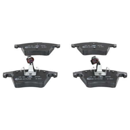 Jeu de quatre plaquettes de frein à disque ATE