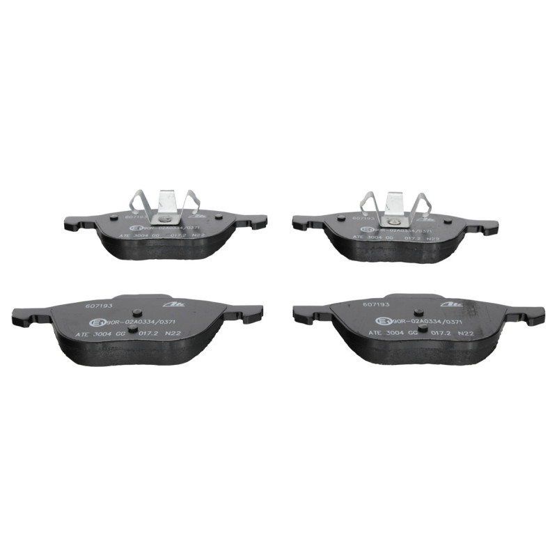 Jeu de quatre plaquettes de frein à disque ATE
