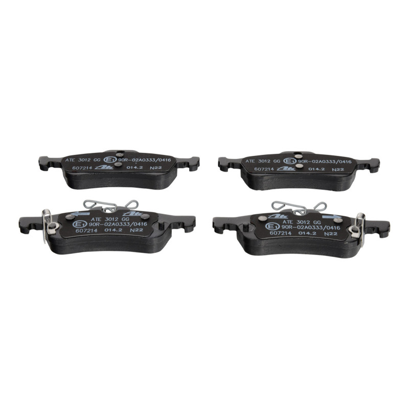 Jeu de quatre plaquettes de frein à disque ATE