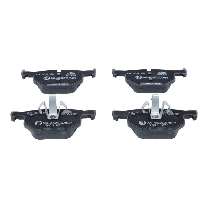 Jeu de quatre plaquettes de frein à disque ATE