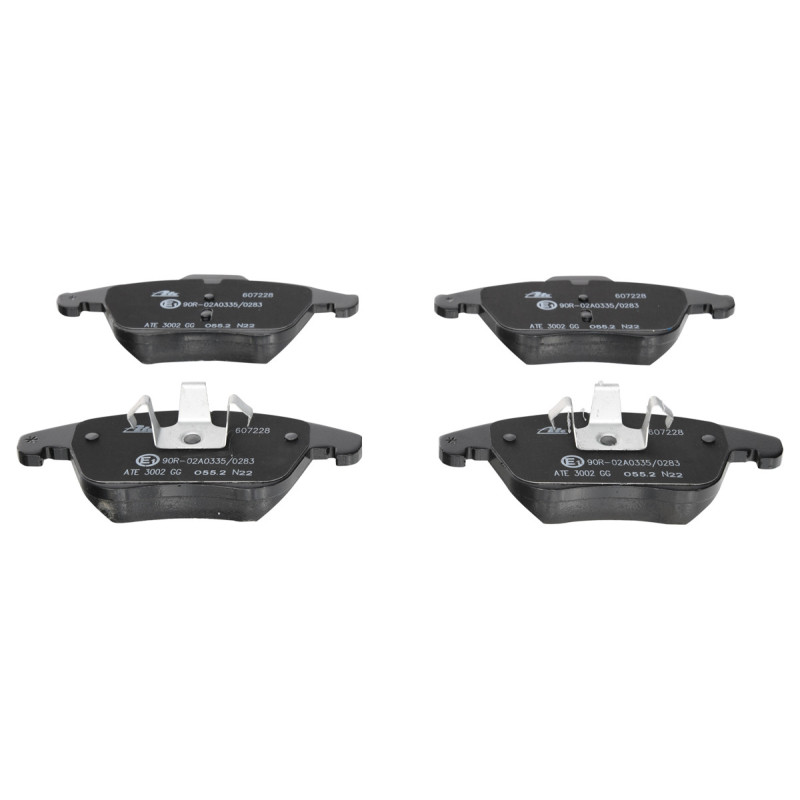 Jeu de quatre plaquettes de frein à disque ATE