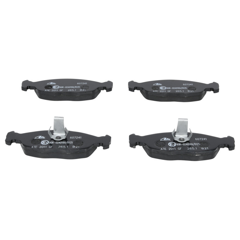 Jeu de quatre plaquettes de frein à disque ATE