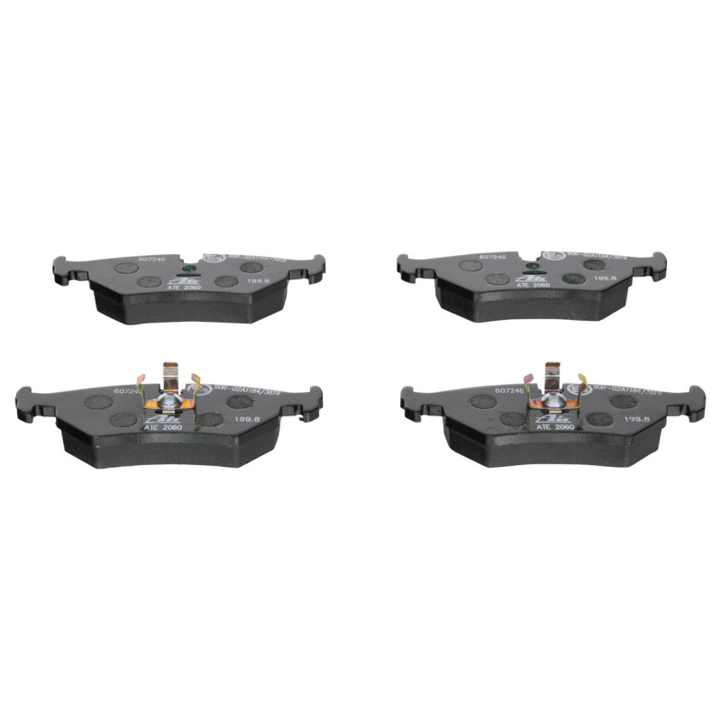 Jeu de quatre plaquettes de frein à disque ATE