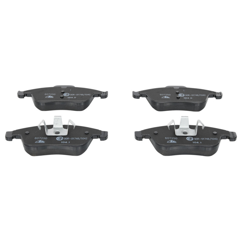 Jeu de quatre plaquettes de frein à disque ATE