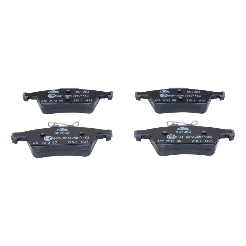 Jeu de quatre plaquettes de frein à disque ATE