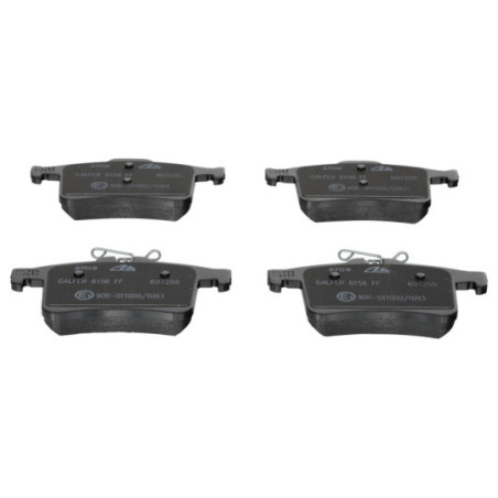 Jeu de quatre plaquettes de frein à disque ATE