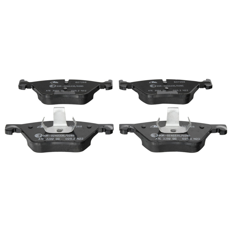 Jeu de quatre plaquettes de frein à disque ATE