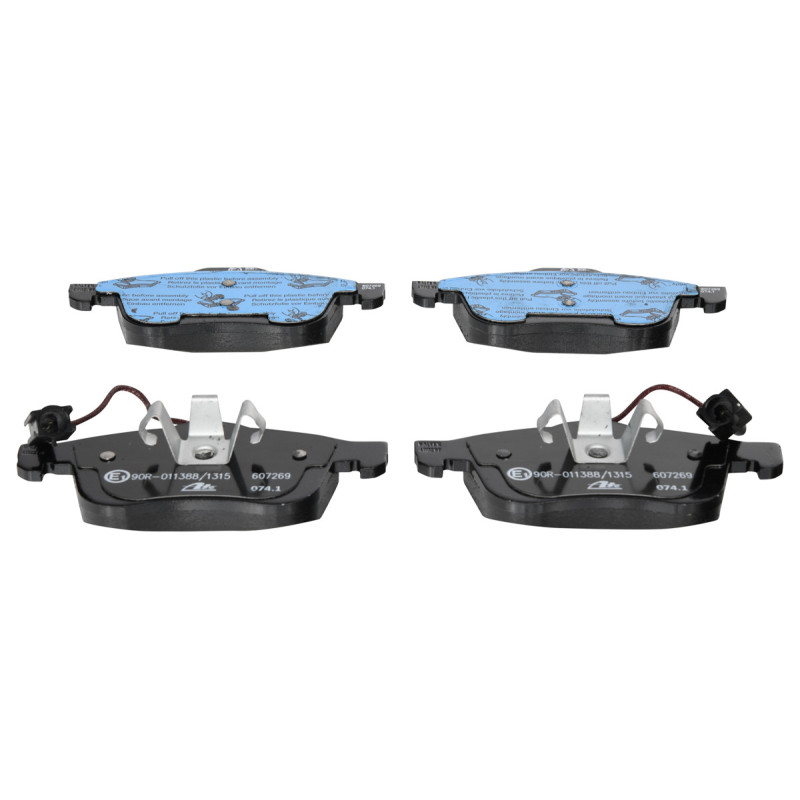 Jeu de quatre plaquettes de frein à disque ATE