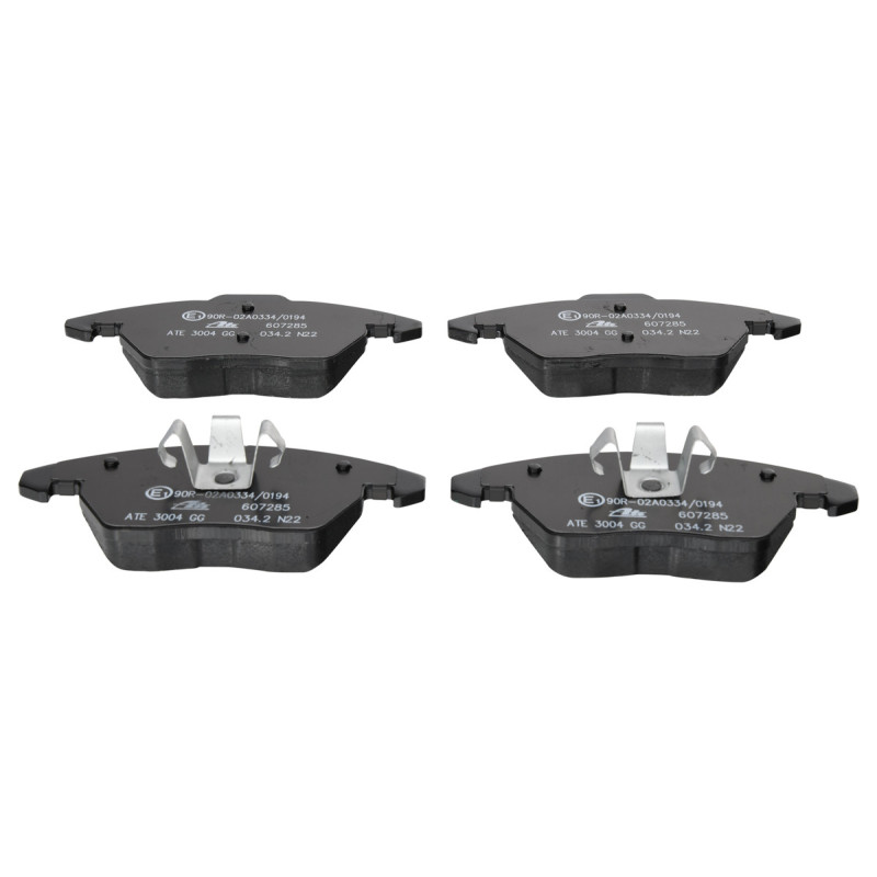 Jeu de quatre plaquettes de frein à disque ATE