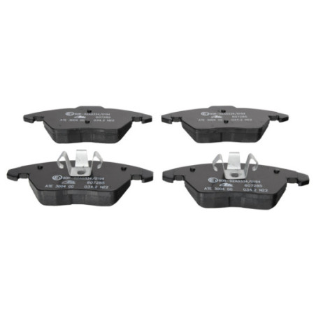 Jeu de quatre plaquettes de frein à disque ATE
