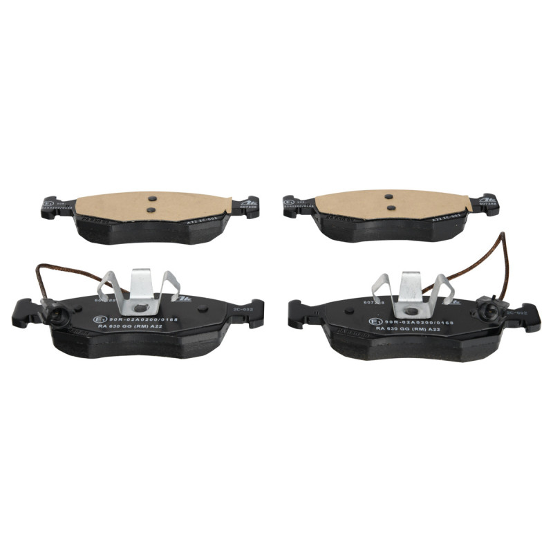 Jeu de quatre plaquettes de frein à disque ATE