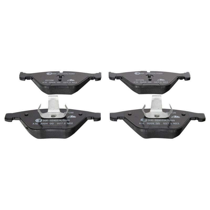 Jeu de quatre plaquettes de frein à disque ATE