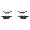 Jeu de quatre plaquettes de frein à disque ATE