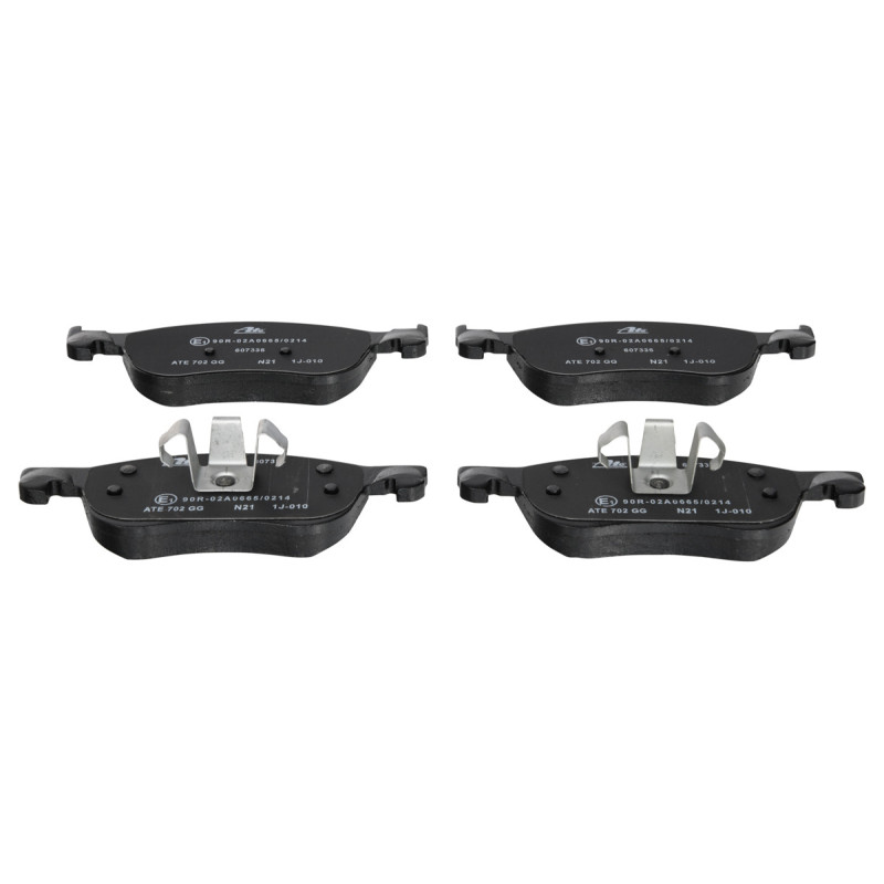 Jeu de quatre plaquettes de frein à disque ATE