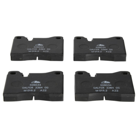 Jeu de quatre plaquettes de frein à disque ATE