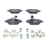 Jeu de quatre plaquettes de frein à disque ATE
