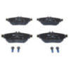 Jeu de quatre plaquettes de frein à disque ATE