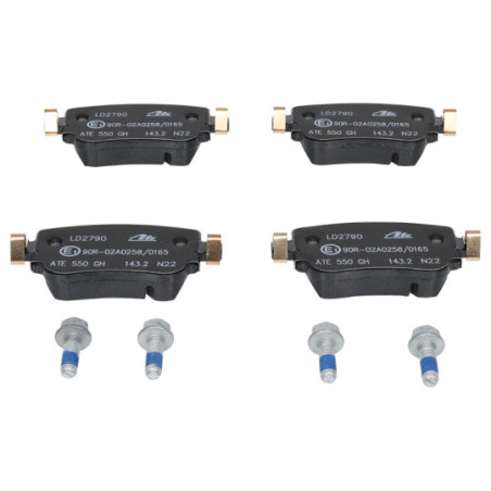 Jeu de quatre plaquettes de frein à disque ATE