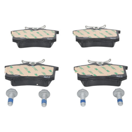 Jeu de quatre plaquettes de frein à disque ATE