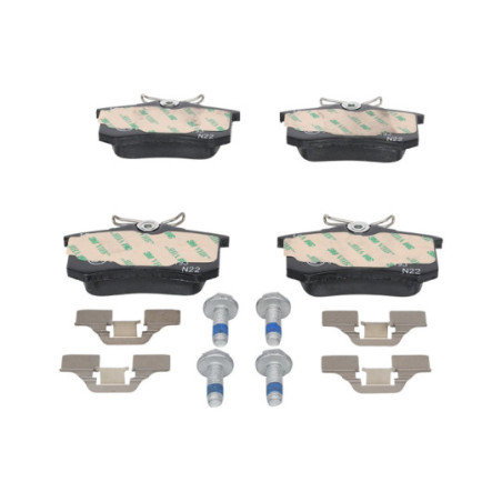 Jeu de quatre plaquettes de frein à disque ATE