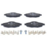 Jeu de quatre plaquettes de frein à disque ATE