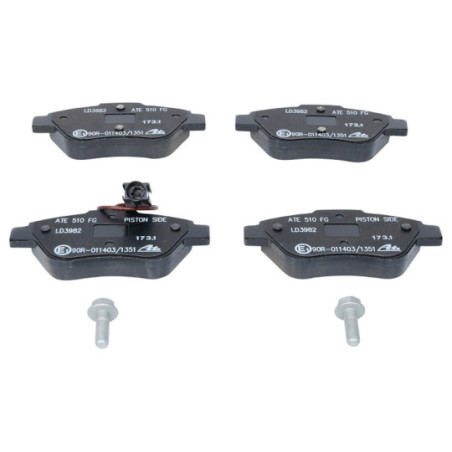 Jeu de quatre plaquettes de frein à disque ATE