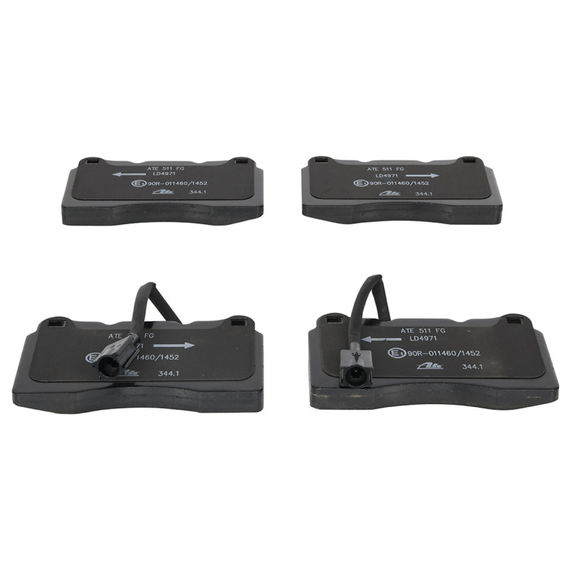 Jeu de quatre plaquettes de frein à disque ATE
