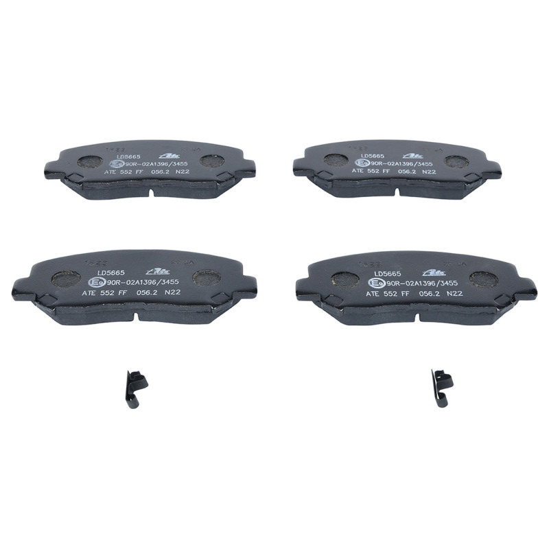 Jeu de quatre plaquettes de frein à disque ATE