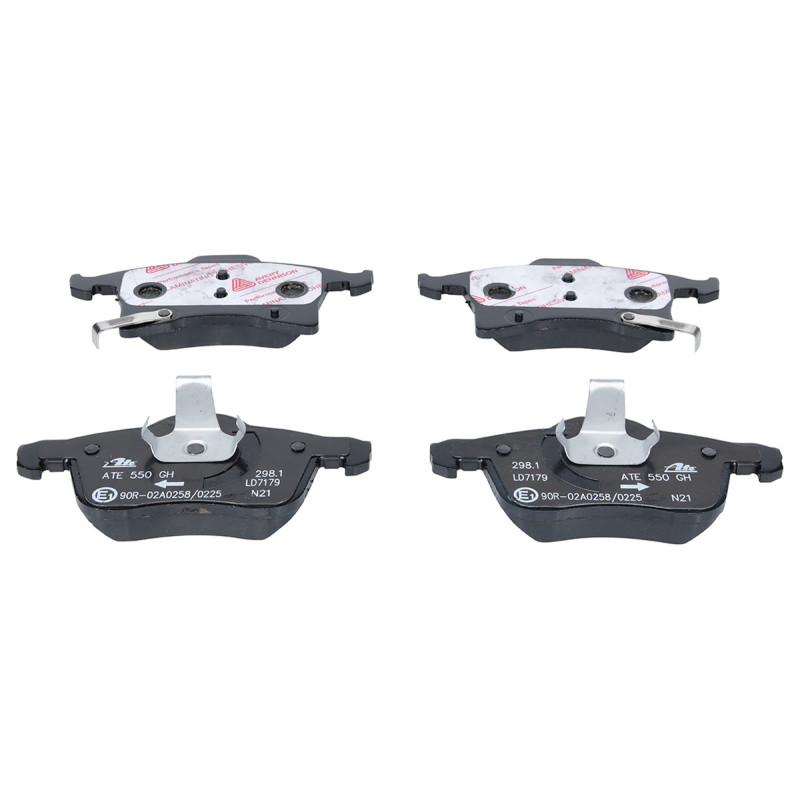 Jeu de quatre plaquettes de frein à disque ATE